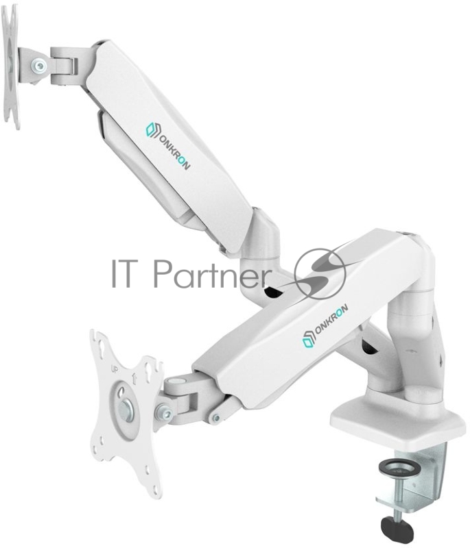 Кронштейн ONKRON G160 для монитора 13-32 настольный, белый