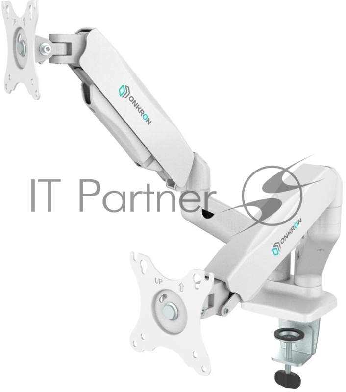 Кронштейн ONKRON G160 для монитора 13-32 настольный, белый