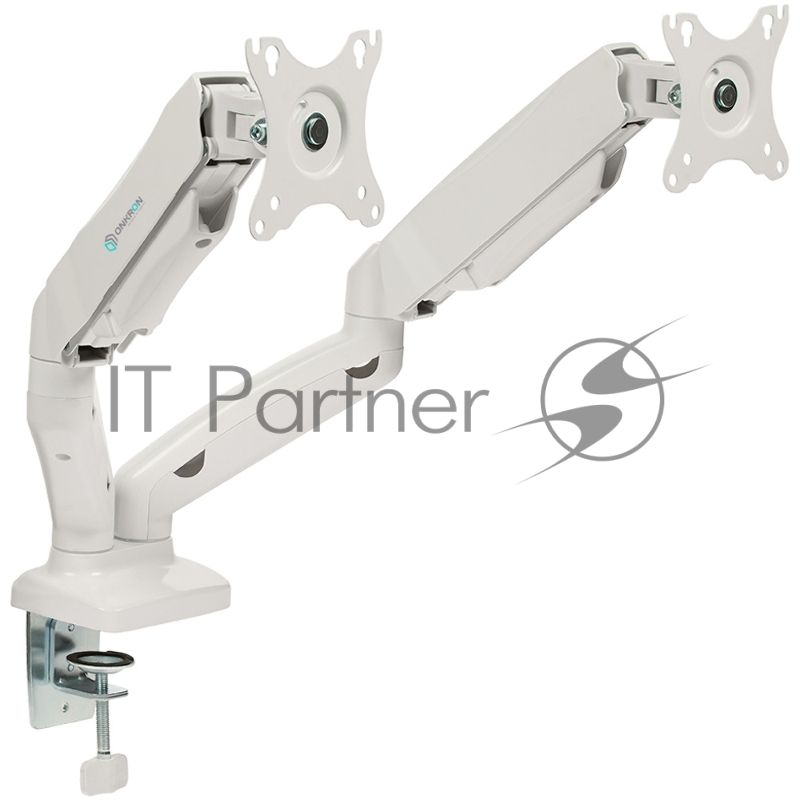 Кронштейн ONKRON G160 для монитора 13-32 настольный, белый