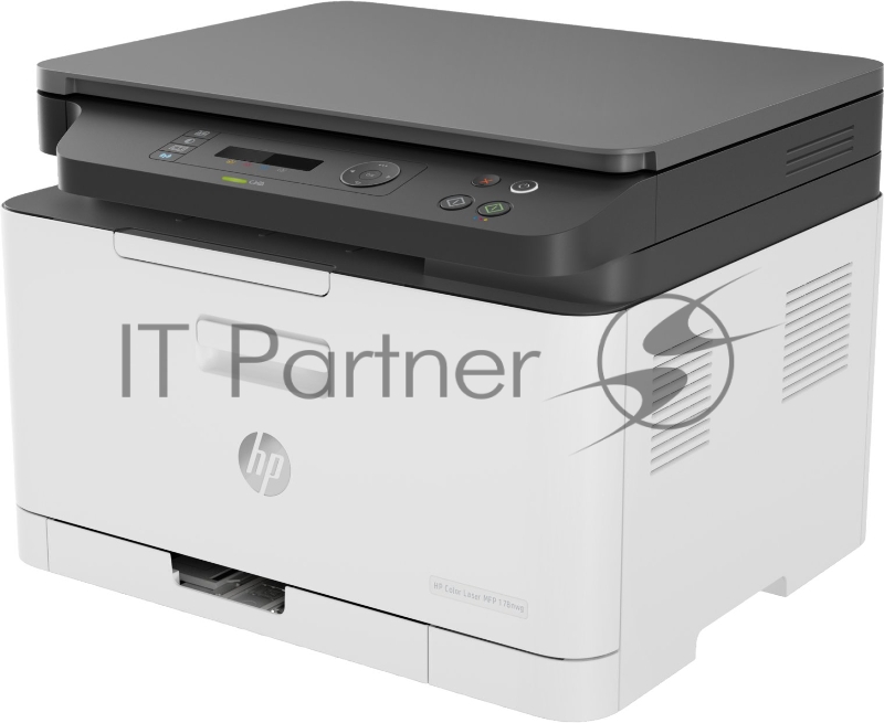 МФУ лазерный HP Color 178nw (4ZB96A), принтер/сканер/копир, A4 WiFi белый/серый