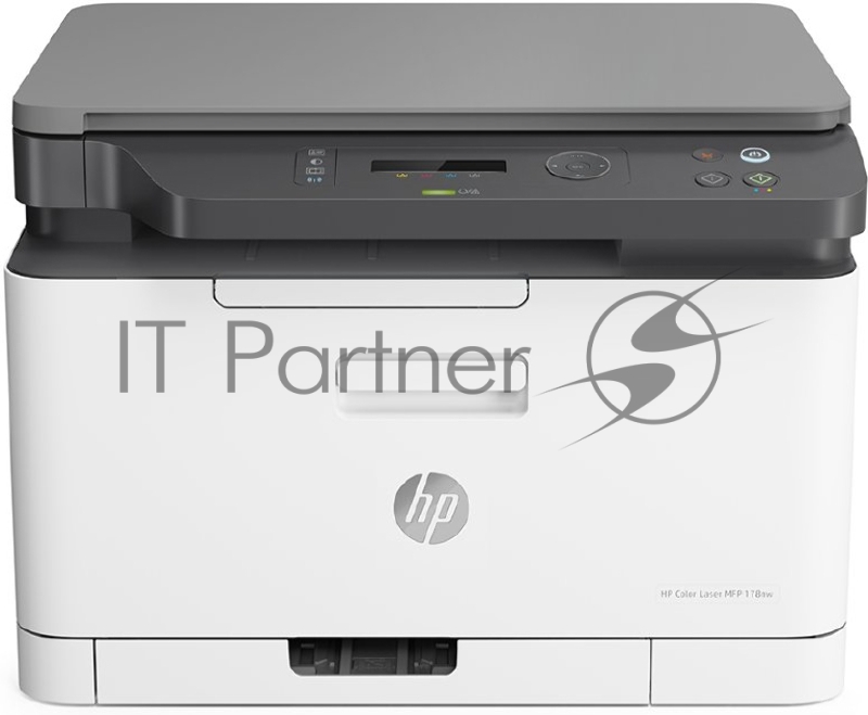 МФУ лазерный HP Color 178nw (4ZB96A), принтер/сканер/копир, A4 WiFi белый/серый