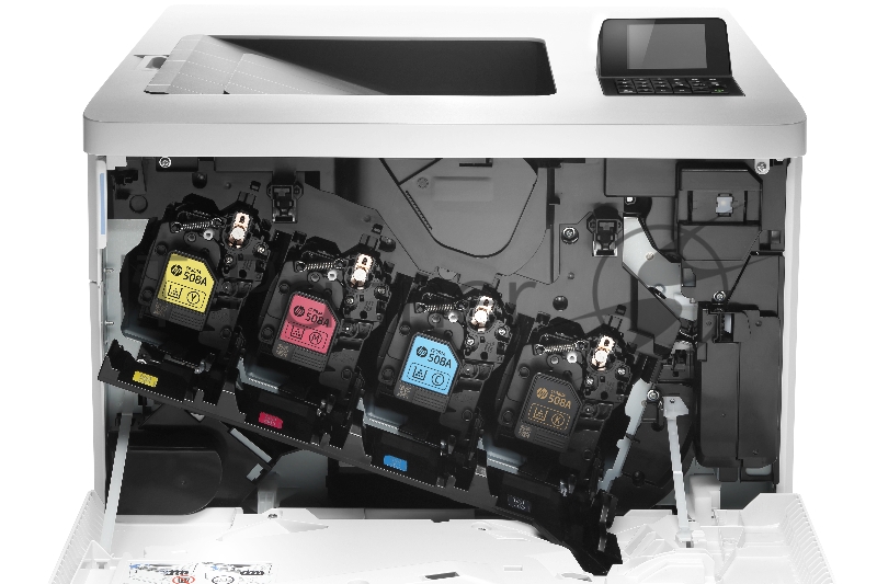 Принтер HP Color LaserJet Enterprise M554dn (A4, 1200dpi, ImageREt 3600, 33(33) ppm, 1 Gb, 2 trays 100+550, Duplex, USB/GigEth, 1y warr, cart.5,5KB&3,5KCMYp.inbox, repl. B5L23A)