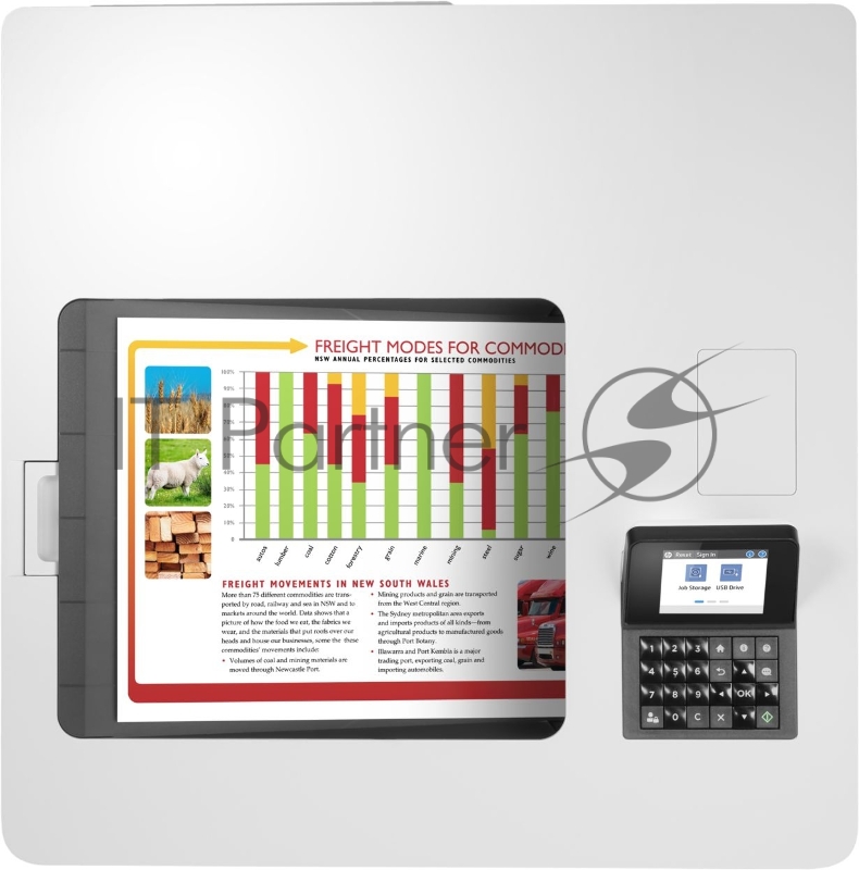 Принтер HP Color LaserJet Enterprise M554dn (A4, 1200dpi, ImageREt 3600, 33(33) ppm, 1 Gb, 2 trays 100+550, Duplex, USB/GigEth, 1y warr, cart.5,5KB&3,5KCMYp.inbox, repl. B5L23A)