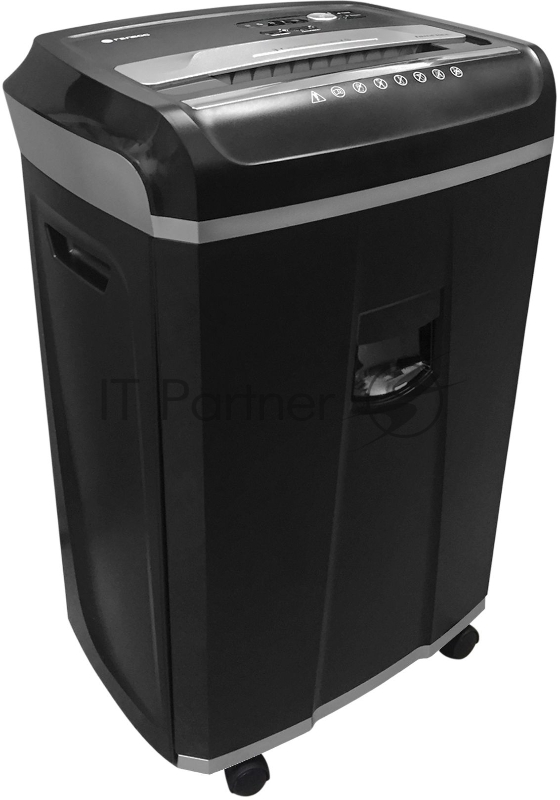 Шредер ГЕЛЕОС УМ35-4 (DIN P-4) фрагмент 3,9x30мм, 26 листов (70гр./м²), 35 литров, Уничт.скобы,скрепки,пл.карты,C TouchGuard.JamFree.ECO