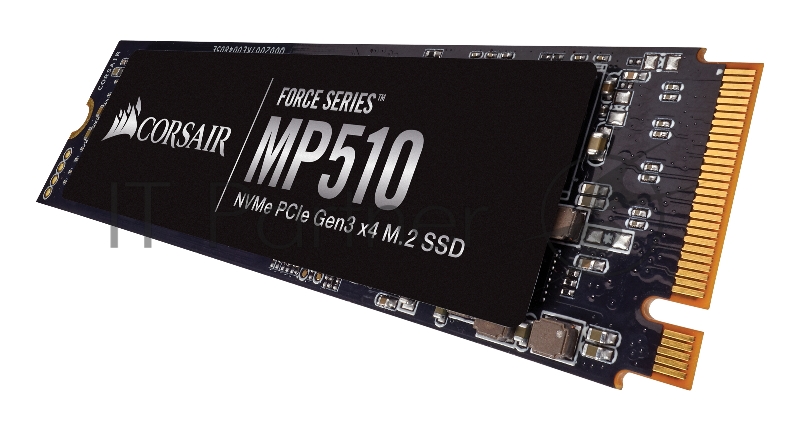 Накопитель M.2 2280 1920GB Corsair MP510 Client SSD CSSD-F1920GBMP510 PCIe Gen3x4 with NVMe, 3480/2700, IOPS 485/530K, MTBF 1.8M, 3D TLC, 3120TBW, NVMe 1.3, RTL