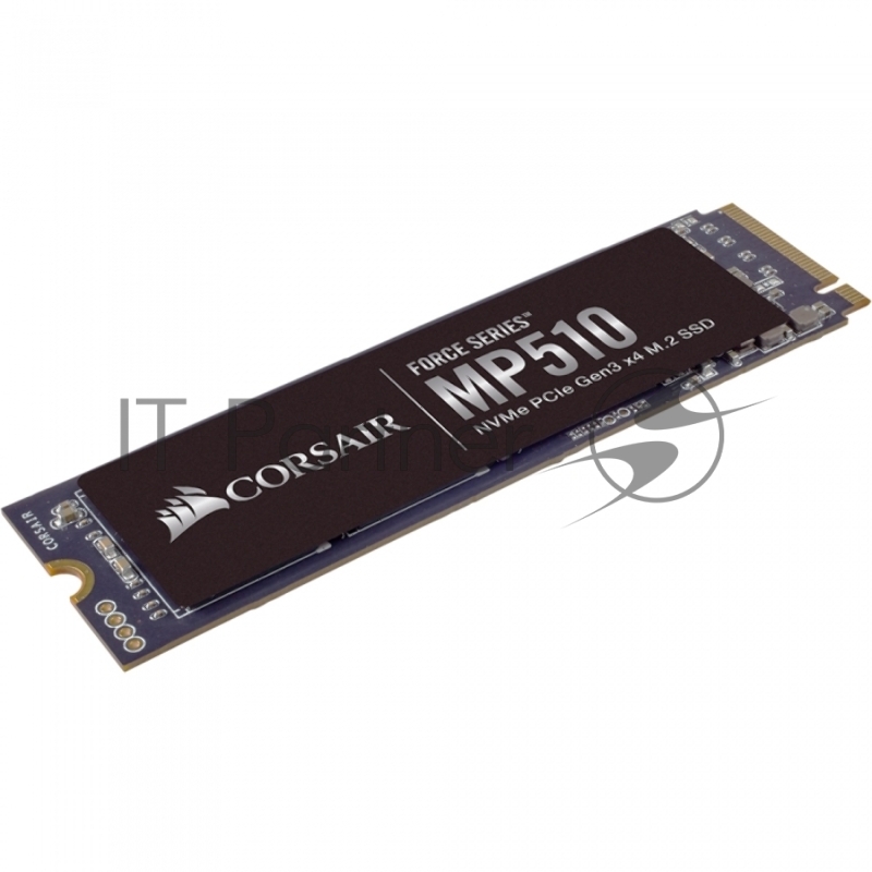 Накопитель M.2 2280 1920GB Corsair MP510 Client SSD CSSD-F1920GBMP510 PCIe Gen3x4 with NVMe, 3480/2700, IOPS 485/530K, MTBF 1.8M, 3D TLC, 3120TBW, NVMe 1.3, RTL