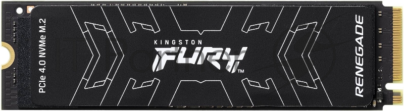Накопитель SSD M.2 Kingston 2000Gb Fury Renegade <SFYRD/2000G> (PCI-E 4.0 x4, up to 7300/7000Mbs, 1000000 IOPS, 3D TLC, NVMe, 2000TBW, Phison E18, 22х80mm, LP graphen heatsink)