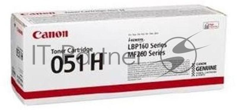 Тонер-картридж CANON 051H BK 4100 стр