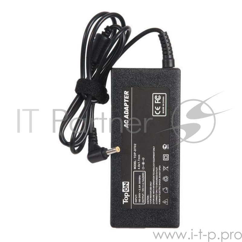 Блок питания для HP 19V, 4.74A, 90W без иглы, 4.8х1.7