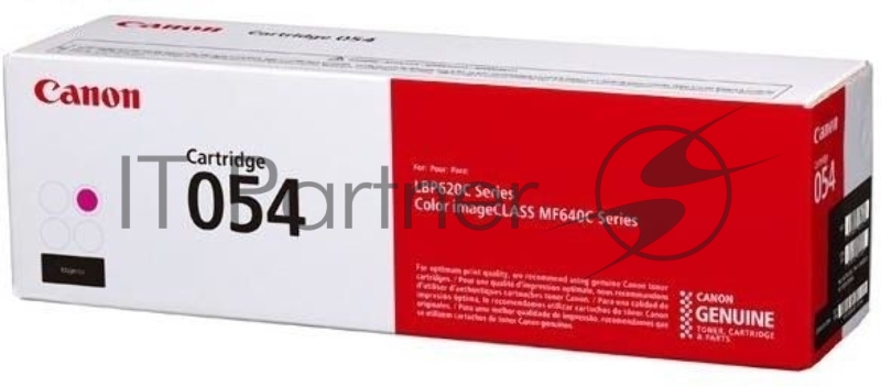 Тонер Картридж Canon 054 M 3022C002 пурпурный (1200стр.) для Canon MF645Cx/MF643Cdw/MF641Cw/LBP62