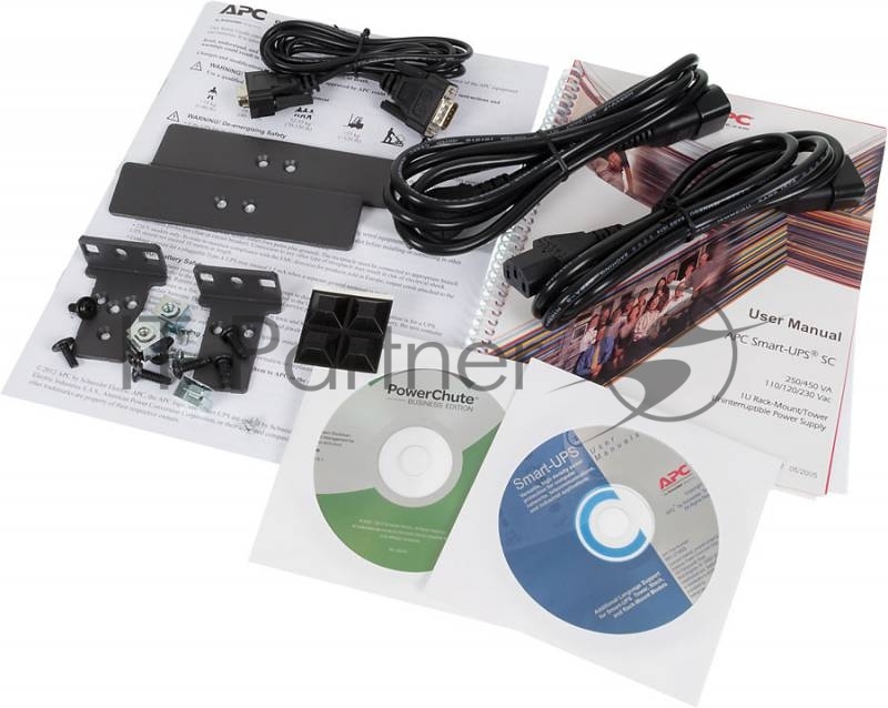 Источник бесперебойного питания APC Smart-UPS SC SC450RMI1U 280Вт 450ВА черный