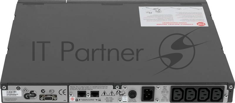 Источник бесперебойного питания APC Smart-UPS SC SC450RMI1U 280Вт 450ВА черный