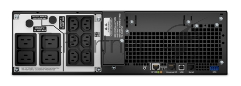 Источник бесперебойного питания APC Smart-UPS SRT SRT5KRMXLI 4500Вт 5000ВА черный