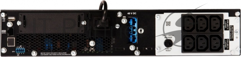 Источник бесперебойного питания APC Smart-UPS SRT, 1000VA/1000W, On-Line, Extended-run, Black, Rack 2U (Tower convertible), Black, Pre-Inst. Web/SNMP