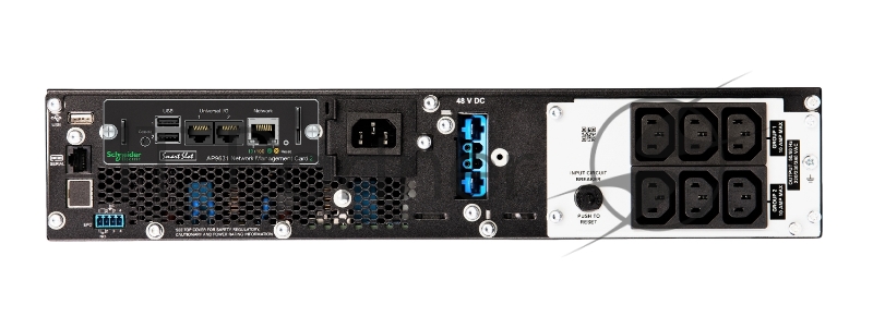 Источник бесперебойного питания APC Smart-UPS SRT, 1000VA/1000W, On-Line, Extended-run, Black, Rack 2U (Tower convertible), Black, Pre-Inst. Web/SNMP