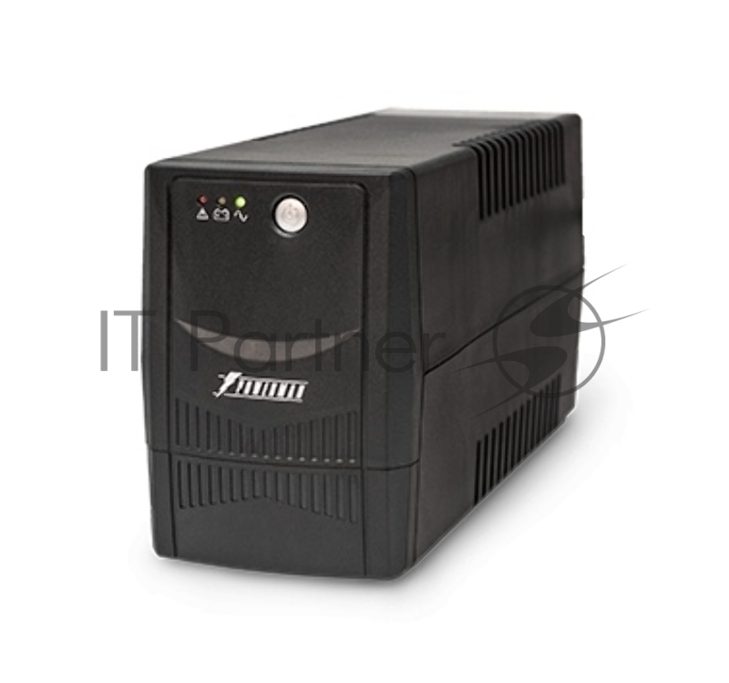 Источник бесперебойного питания Powerman Back Pro Plus 800VA/480W, AVR+interface+soft+int, Out: 2xShuko, Black*BackProPlus800