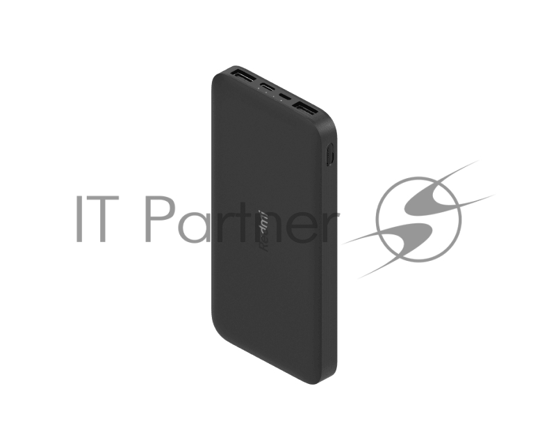 Внешний аккумулятор Xiaomi Mi Power Bank black (10000mAh, 2xUSB, QC3.0, Li-Pol, быстрая зарядка) (VXN4305GL)