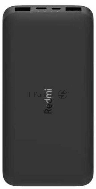 Внешний аккумулятор Xiaomi Mi Power Bank black (10000mAh, 2xUSB, QC3.0, Li-Pol, быстрая зарядка) (VXN4305GL)