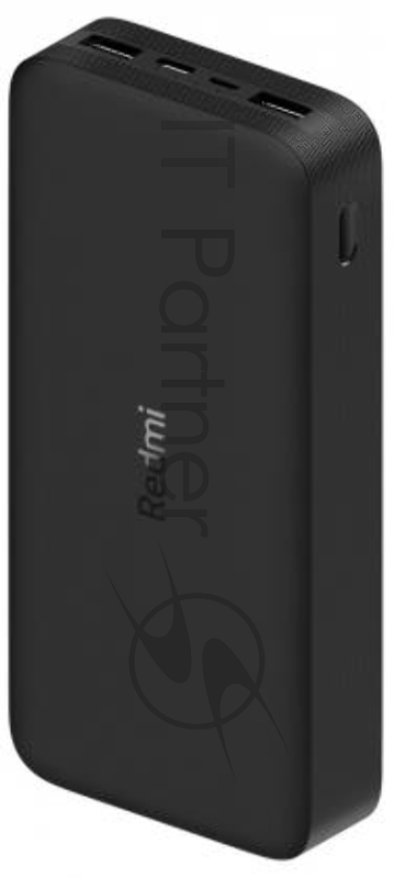 Внешний аккумулятор Xiaomi Mi Power Bank black (10000mAh, 2xUSB, QC3.0, Li-Pol, быстрая зарядка) (VXN4305GL)