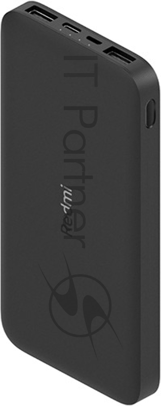 Внешний аккумулятор Xiaomi Mi Power Bank black (10000mAh, 2xUSB, QC3.0, Li-Pol, быстрая зарядка) (VXN4305GL)