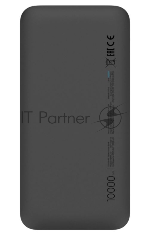 Внешний аккумулятор Xiaomi Mi Power Bank black (10000mAh, 2xUSB, QC3.0, Li-Pol, быстрая зарядка) (VXN4305GL)