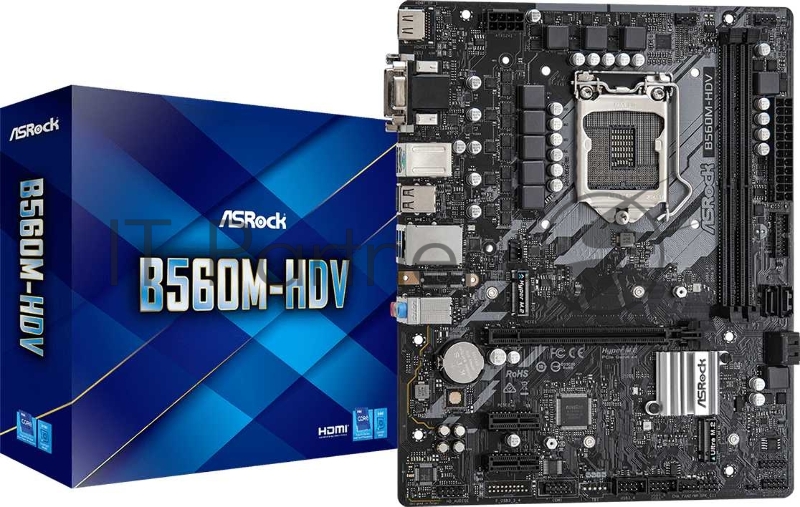 Материнская плата B560 S1200 MATX B560M-HDV ASROCK