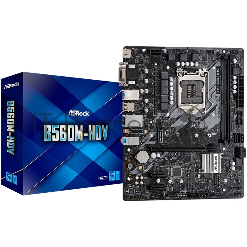 Материнская плата B560 S1200 MATX B560M-HDV ASROCK
