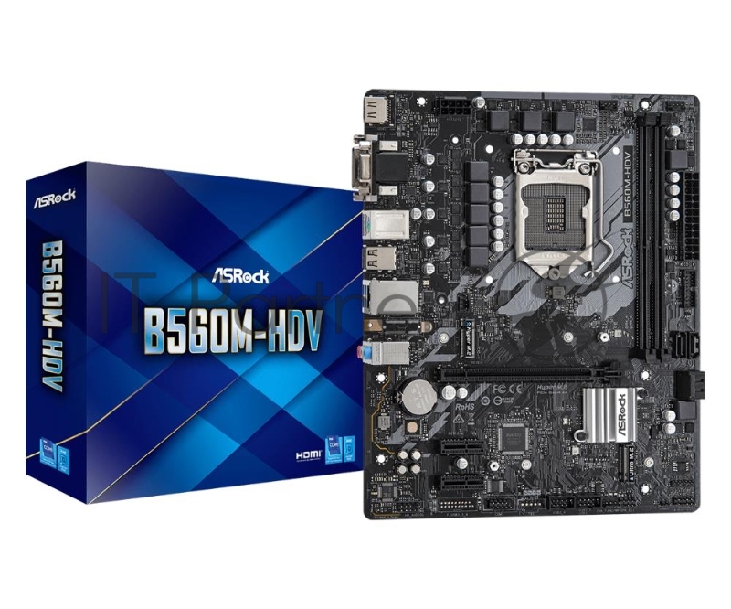 Материнская плата B560 S1200 MATX B560M-HDV ASROCK