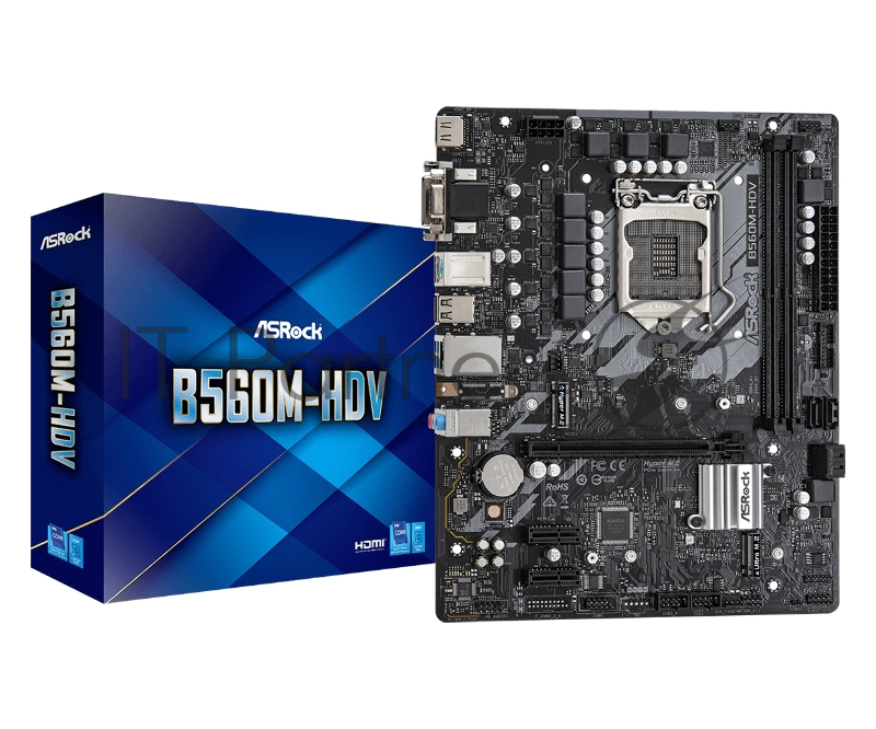 Материнская плата B560 S1200 MATX B560M-HDV ASROCK