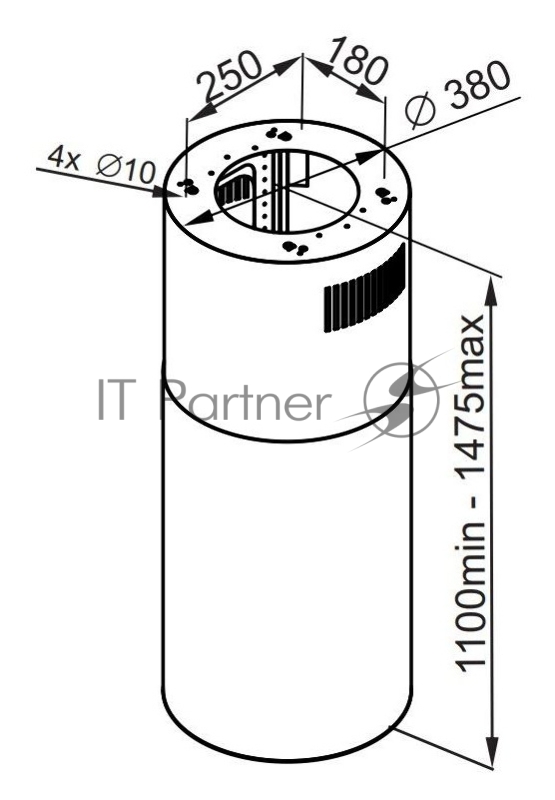 ВЫТЯЖКА MAUNFELD LEE ISLA 39 WHITE