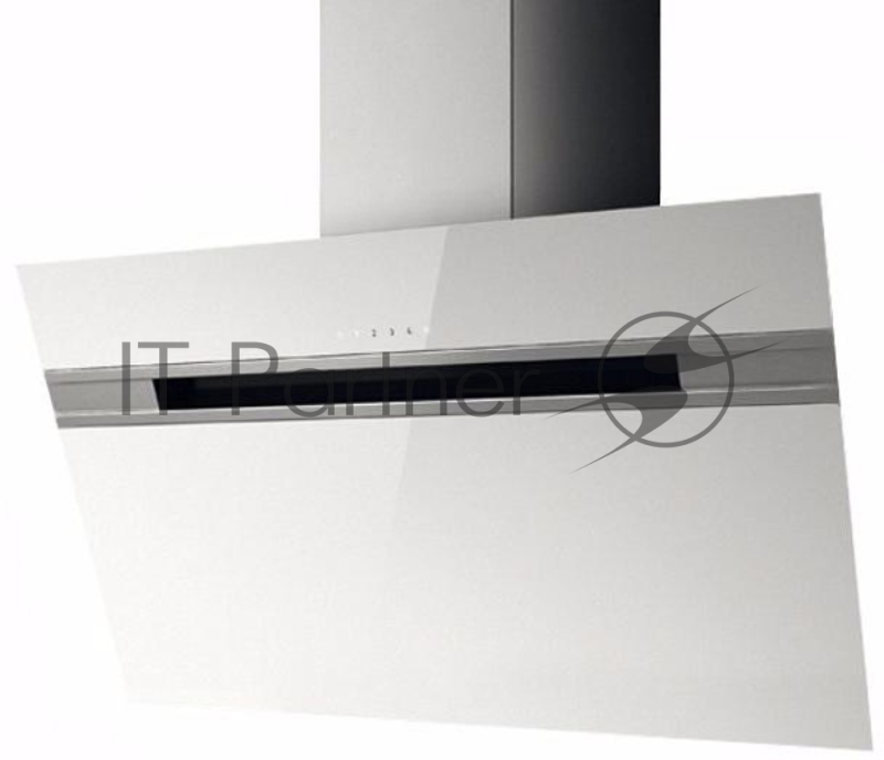 Вытяжки JET AIR Вытяжки JET AIR/ Декоративный дизайн, наклонная, 90 см, сенсорное управление, 800 куб. м. , белая