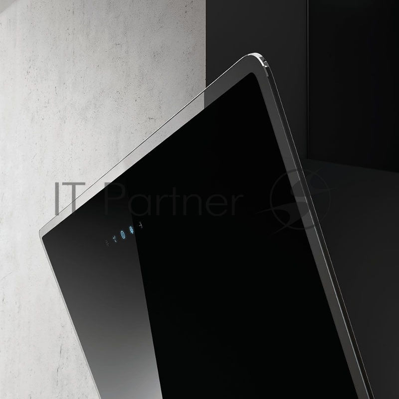 Вытяжка ELICA наклонная, 90см, 1200 м3, сенсорное управление, черное стекло