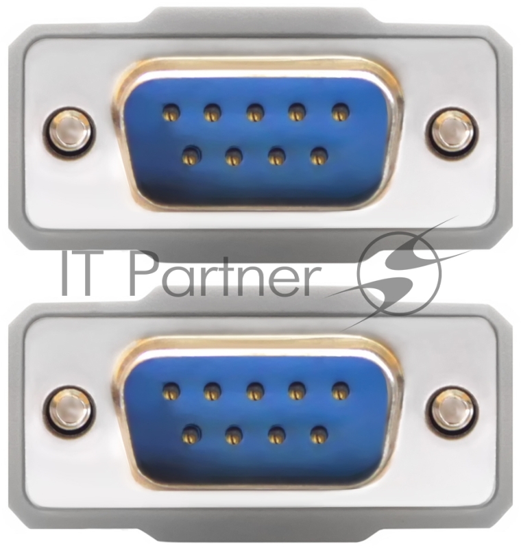 Кабель Greenconnect COM RS-232 порта соединительный 1.8m GCR-DB9CM2M-1.8m, 9M AM / 9M AM Premium, серый, пластиковый пакет