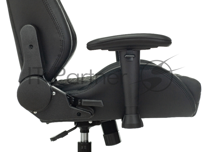 Кресло игровое Knight Neon черный соты эко.кожа с подголов. крестовина металл