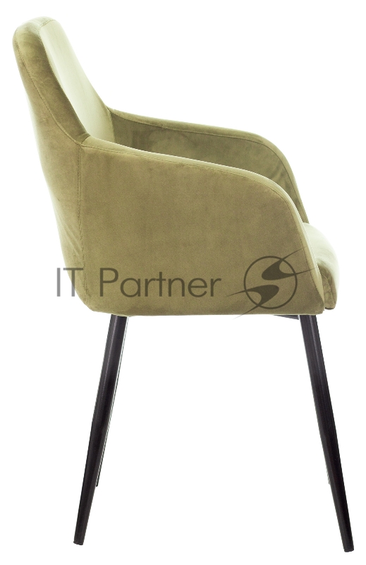 Кресло Бюрократ CH-380F фисташковый Italia 12 на ножках металл черный