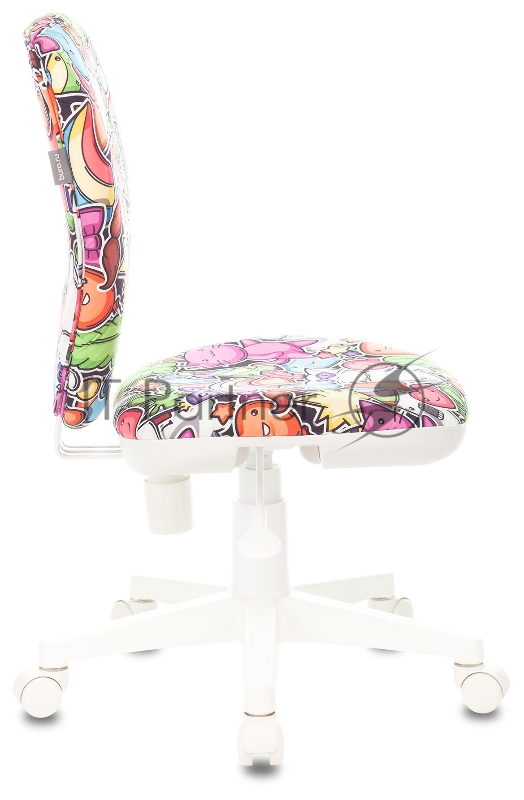 Кресло детское Бюрократ KD-W10 мультиколор маскарад крестовина пластик пластик белый