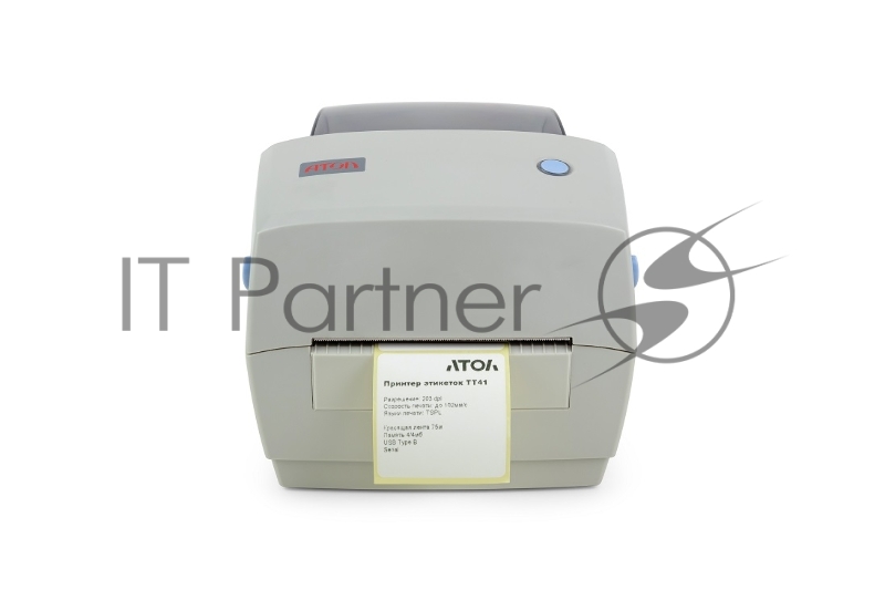 Термопринтер Атол ТТ41 (для печ.накл.) стационарный серый