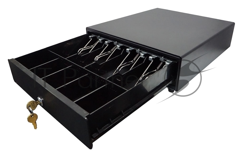 Ящик денеж. Атол 38709 CD-330 4отдел. черный