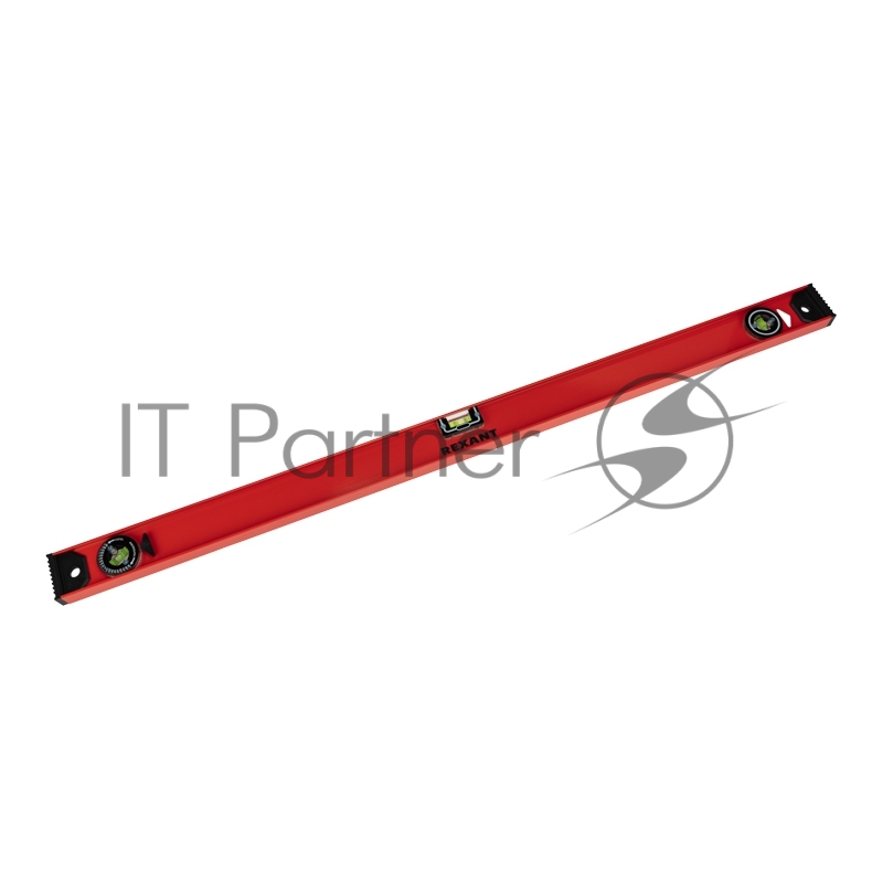 Уровень алюминиевый «Рельс» 1000 мм, 3 глазка (1 поворотный) REXANT