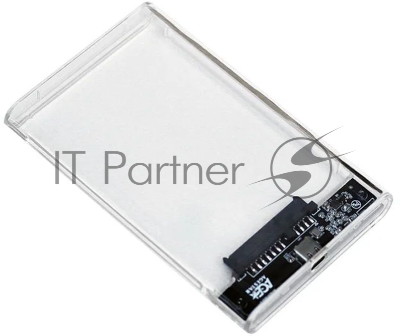Внешний корпус для HDD/SSD AgeStar 3UB2P4C SATA III пластик прозрачный 2.5
