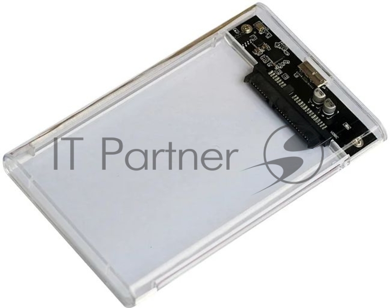 Внешний корпус для HDD/SSD AgeStar 3UB2P4C SATA III пластик прозрачный 2.5