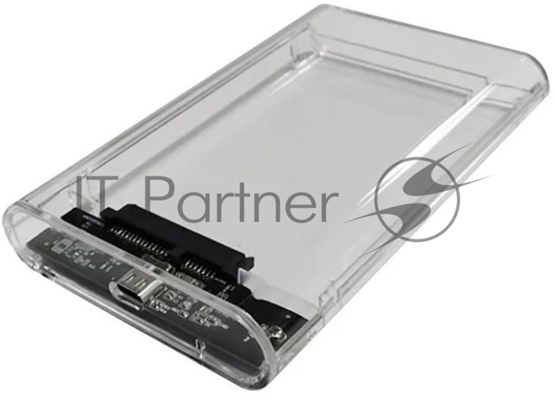 Внешний корпус для HDD/SSD AgeStar 3UB2P6C SATA III пластик прозрачный 2.5