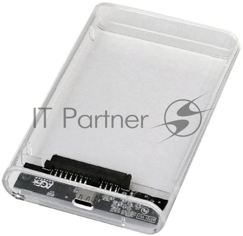 Внешний корпус для HDD/SSD AgeStar 3UB2P6C SATA III пластик прозрачный 2.5