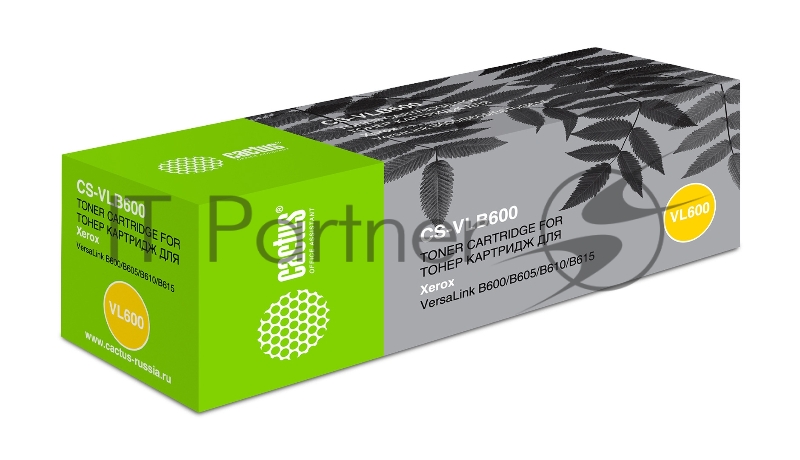 Картридж лазерный Cactus CS-VLB600RU 106R03943 черный (25900стр.) для Xerox VersaLink B600/B605/B610/B615