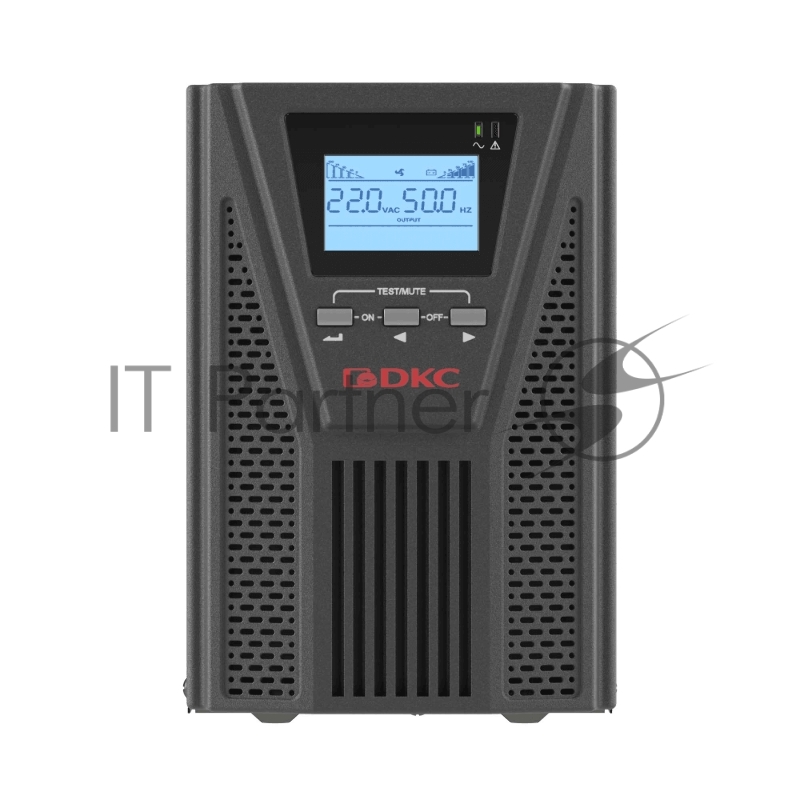 Источник бесперебойного питания DKC Онлайн ИБП, 1 кВА, 3 x 7 Ач, Schuko (2)