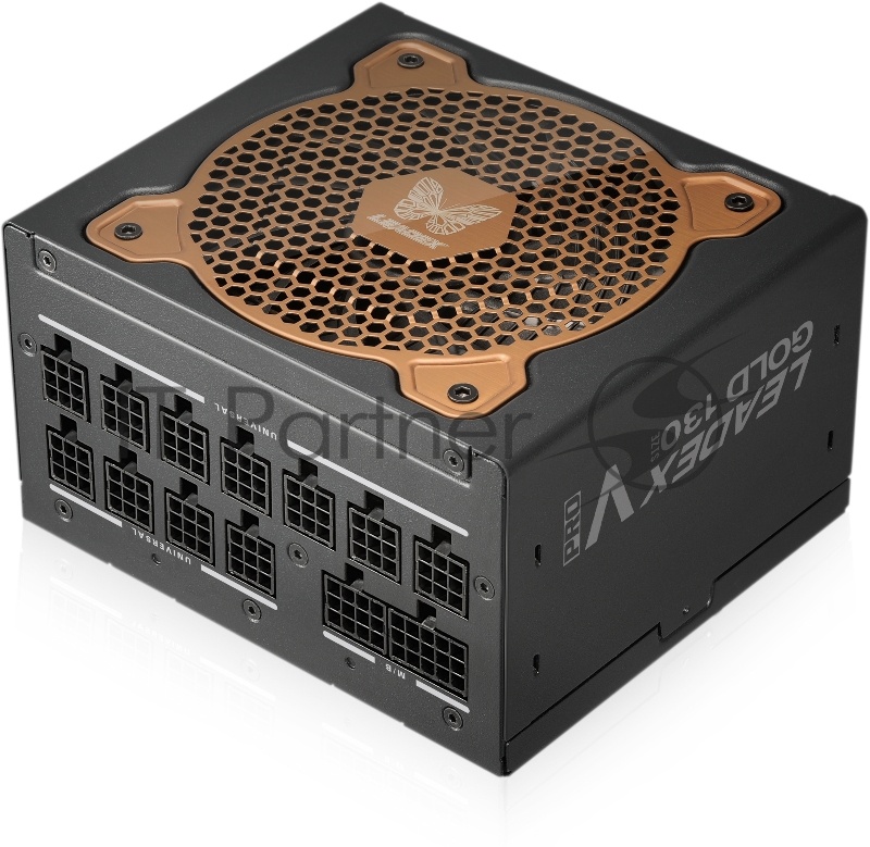 Блок питания Super Flower Power Supply Leadex V Gold PRO, 1000W, ATX, 120mm, 12xSATA, 8xPCI-E(6+2), APFC, 80+ Gold, Full Modular