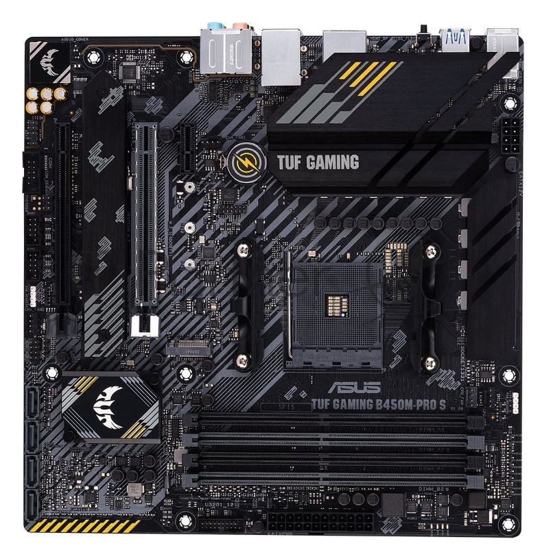 Материнская плата ASUS TUF GAMING B450M-PRO S /AM4,B450,DUAL M.2,HDMI,AURA,MB