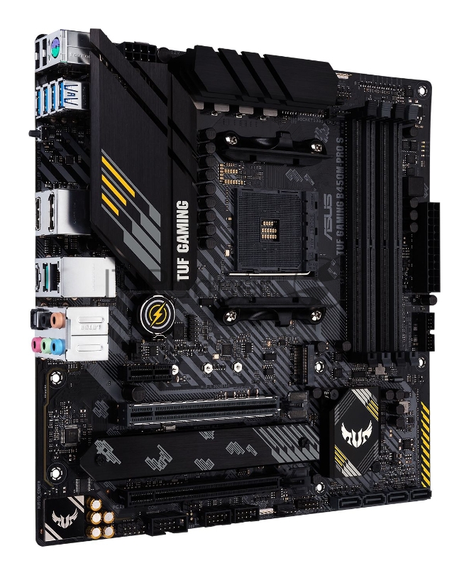 Материнская плата ASUS TUF GAMING B450M-PRO S /AM4,B450,DUAL M.2,HDMI,AURA,MB