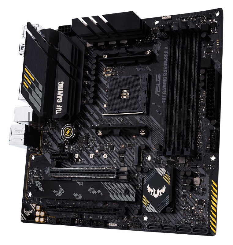 Материнская плата ASUS TUF GAMING B450M-PRO S /AM4,B450,DUAL M.2,HDMI,AURA,MB
