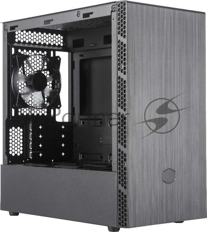 Корпус без блока питания Cooler Master MasterBox MB400L, 2xUSB3.0, 1x120 Fan, w/o PSU, Black, mATX